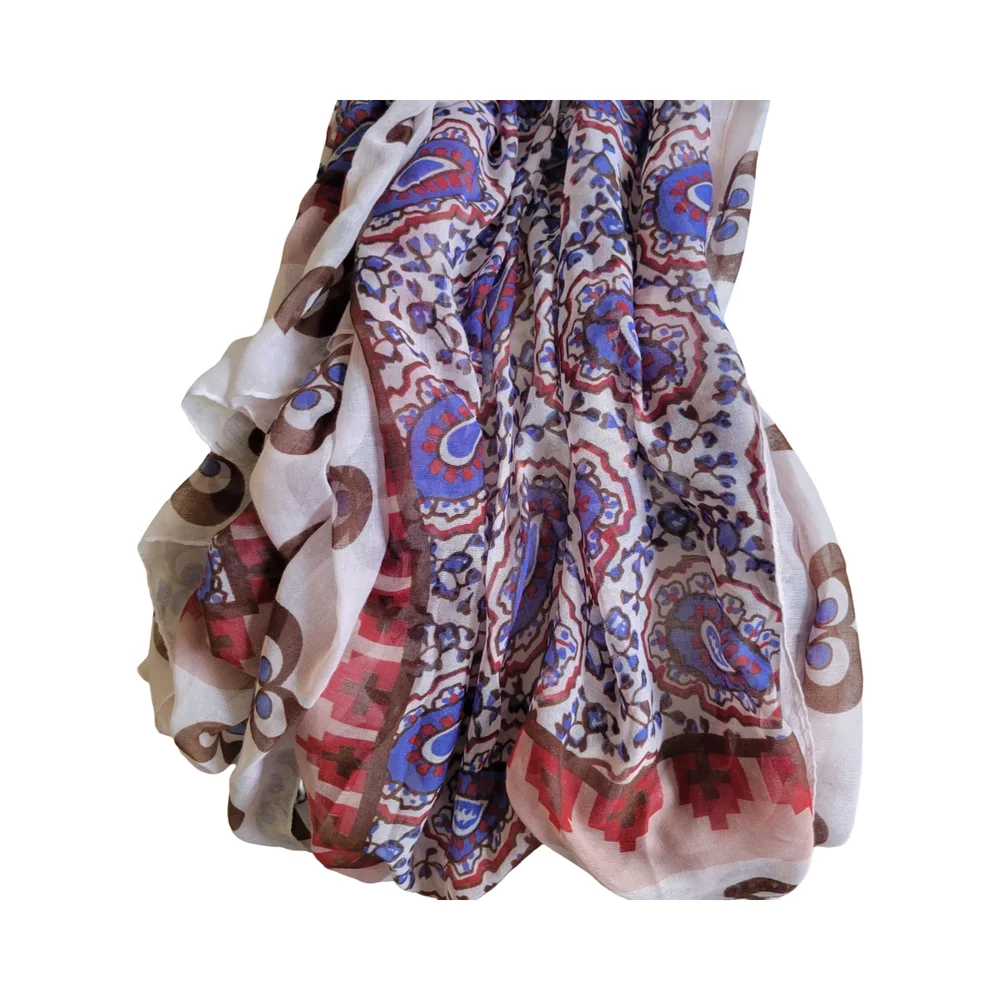 Set of Four Patterned Scarves - Picture 3 of 6